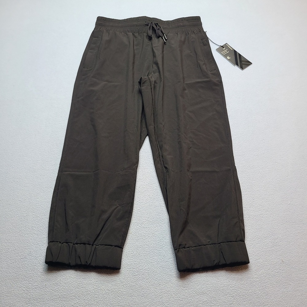 Kyodan Joggers Womens M Black New Tapered Elastic Waist Activewear Pants